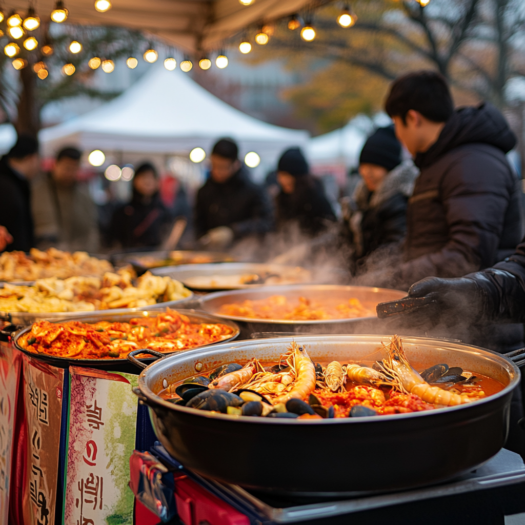 Vibrant Autumn Festival at Gunsan Jjamppong Street