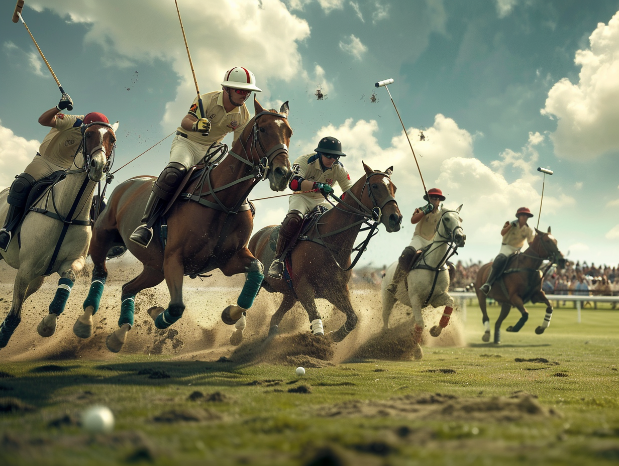 Vibrant Polo Game: Speed, Tradition, Elegance, Action-packed!