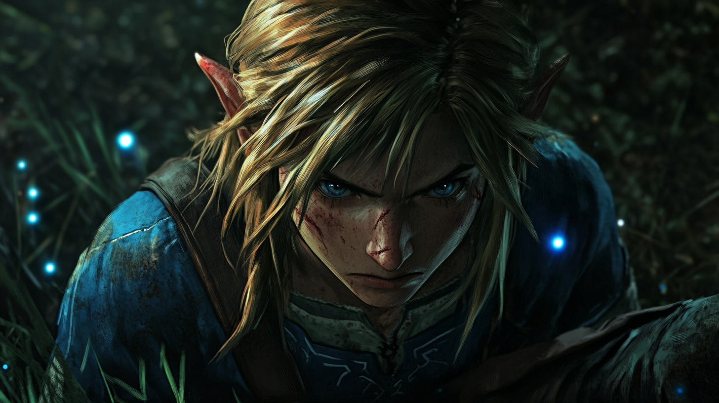 Vulnerable Link Imprisoned in Dark Dungeon with Fireflies