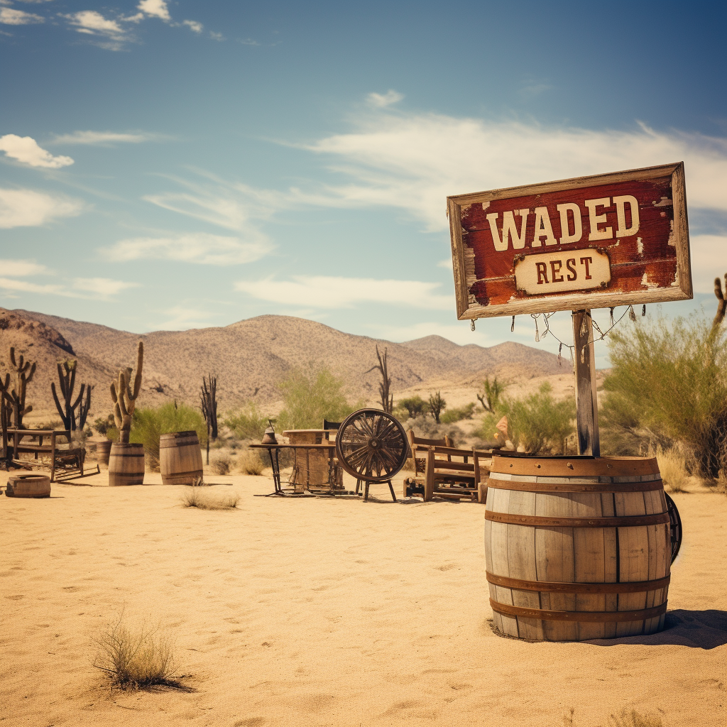 Wild West desert decor