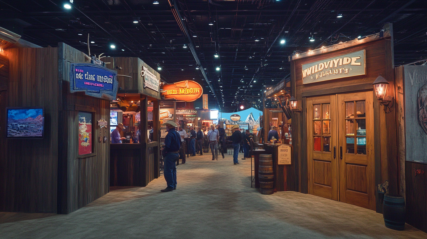 Wild west tech conference with cowboy hat clad attendees.