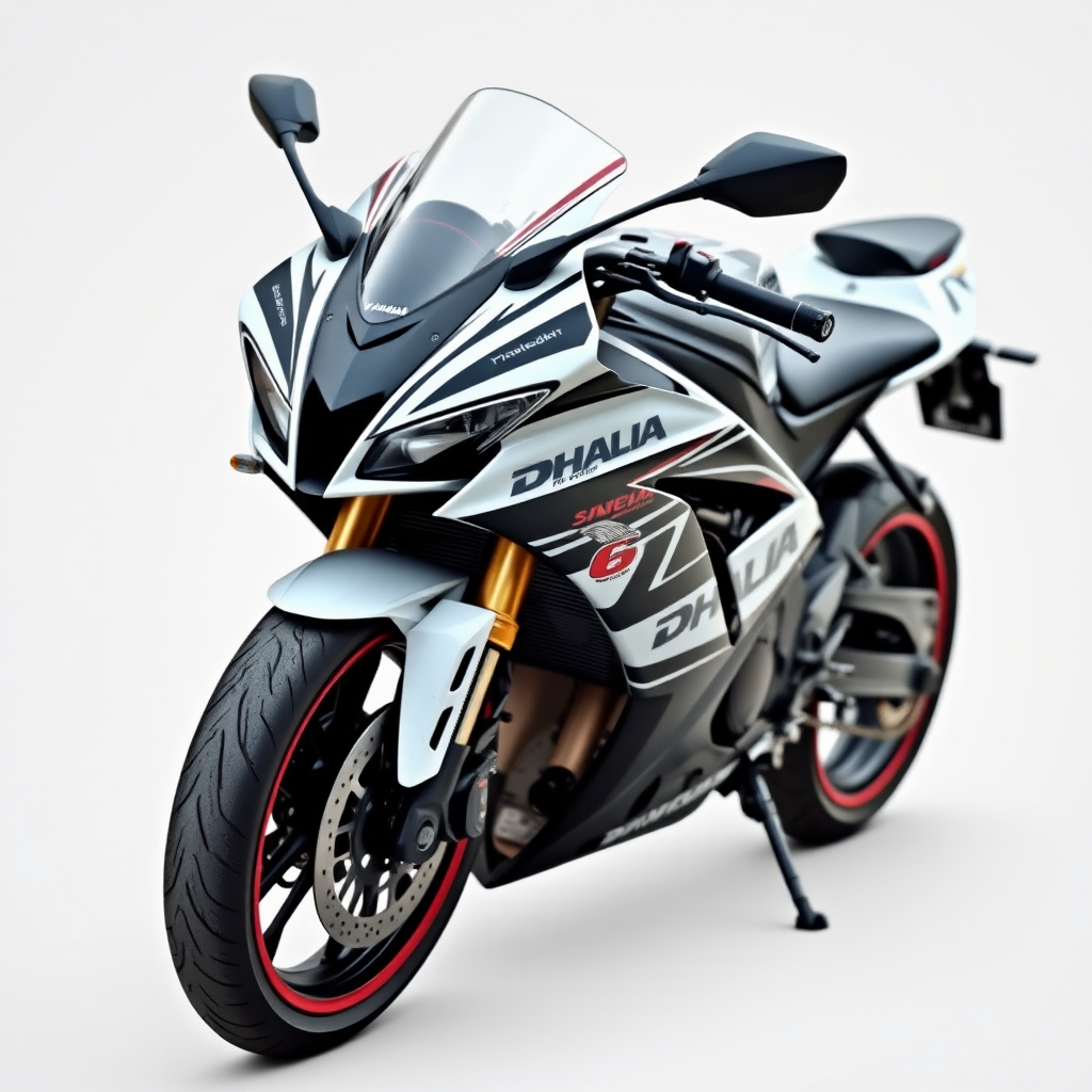 Yamaha R6 Moto Deportiva con DHALIA