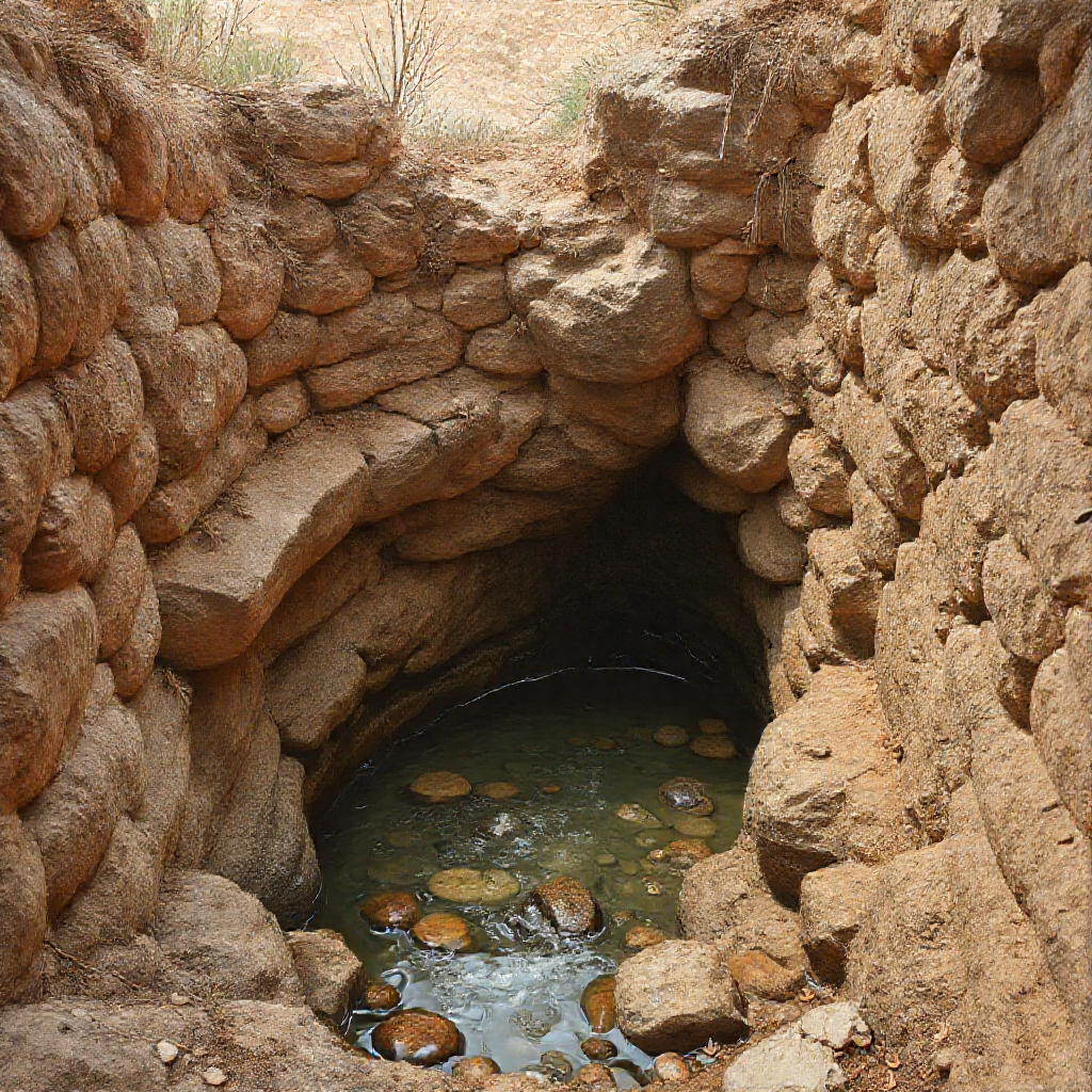 Yusuf's brothers are falling into the well.