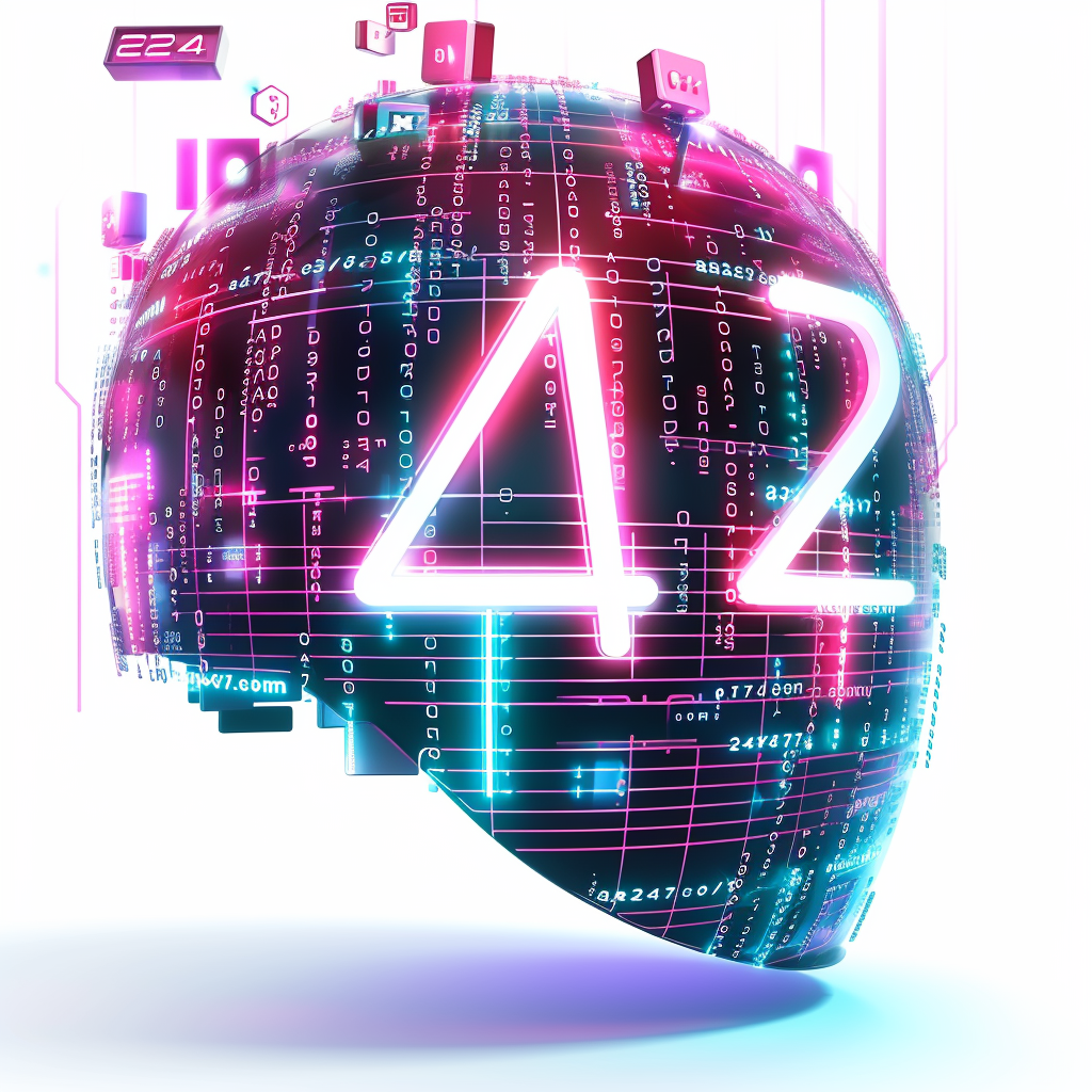 A247 logo with programming holograms