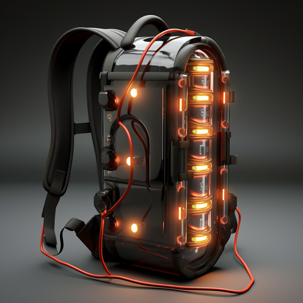 Realistic AAA Battery Backpack