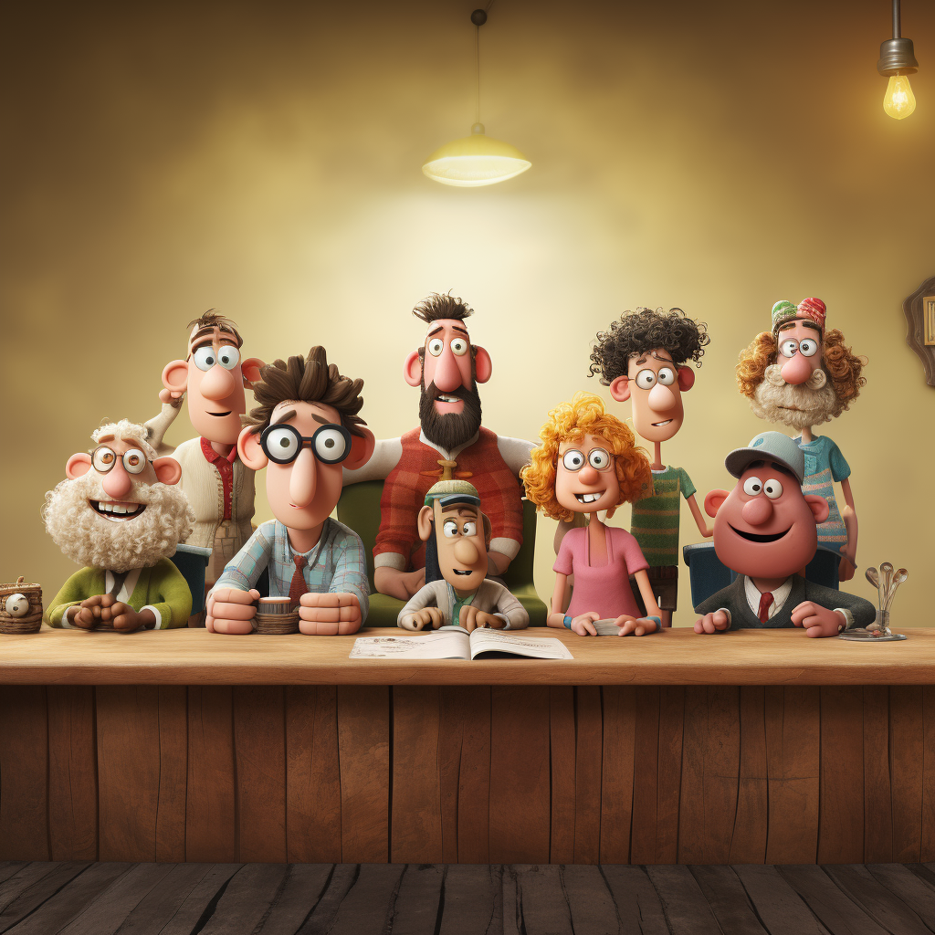 Aardman Animation character presentation