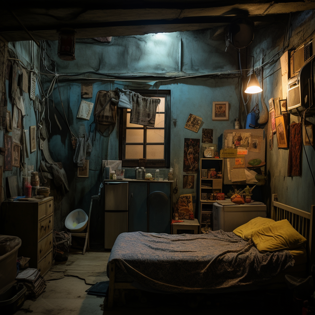 Abandoned Brazilian Favela Apartment after Pandemic