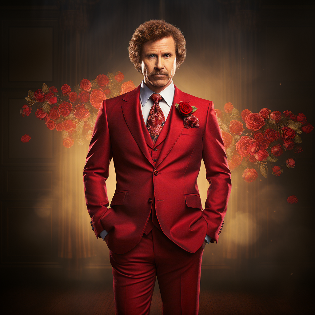 Ron Burgundy finding love on The Bachelor