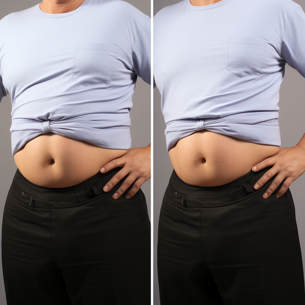 Before and After Abdominoplasty