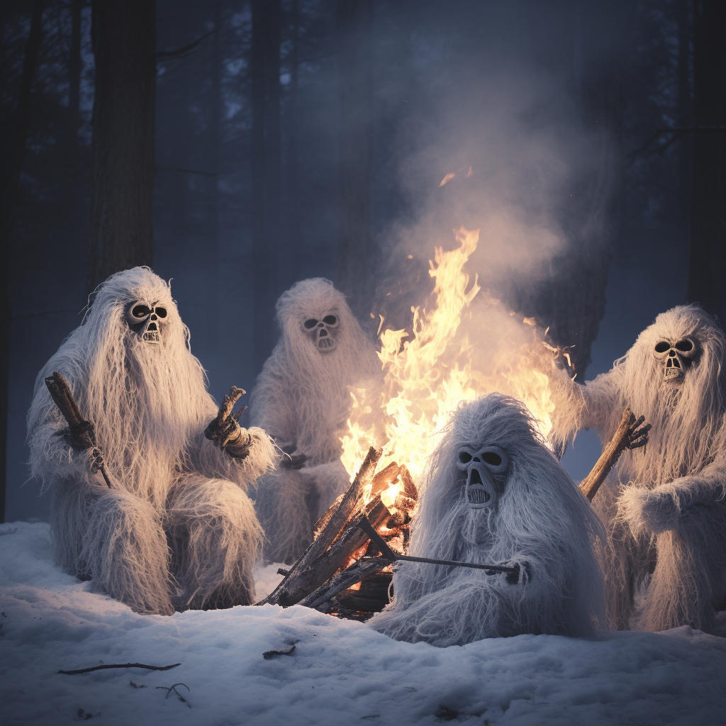 Abominable Snowman Reapers Outfits Fire