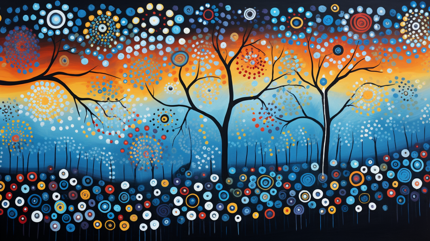 Aboriginal contemporary art painting