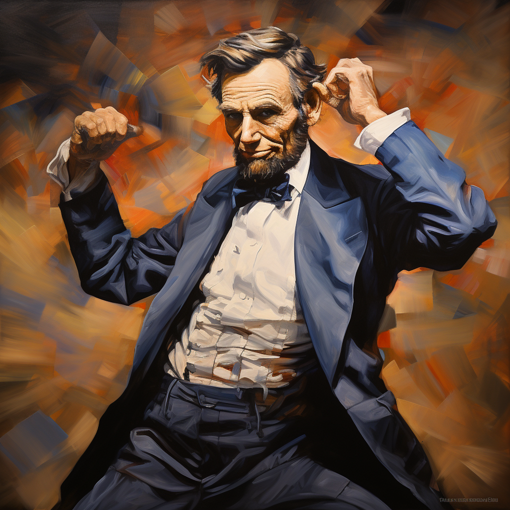 Abraham Lincoln Dabbing Image