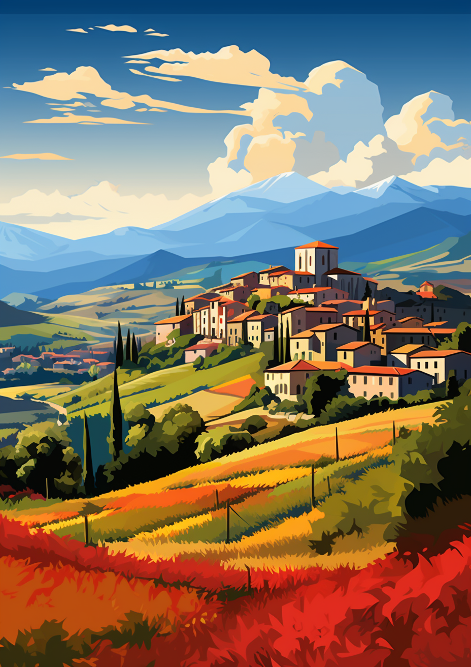 Beautiful vector art of Abruzzo