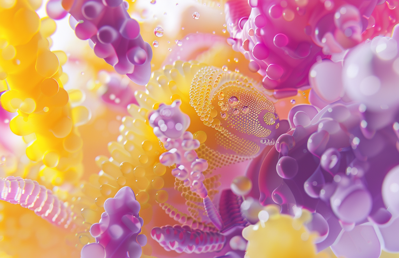 Colorful 3D Fractals Artwork