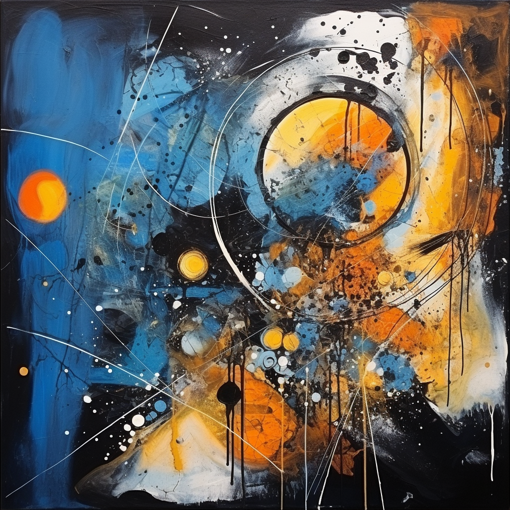 Abstract art painting by Vicky Barranguet