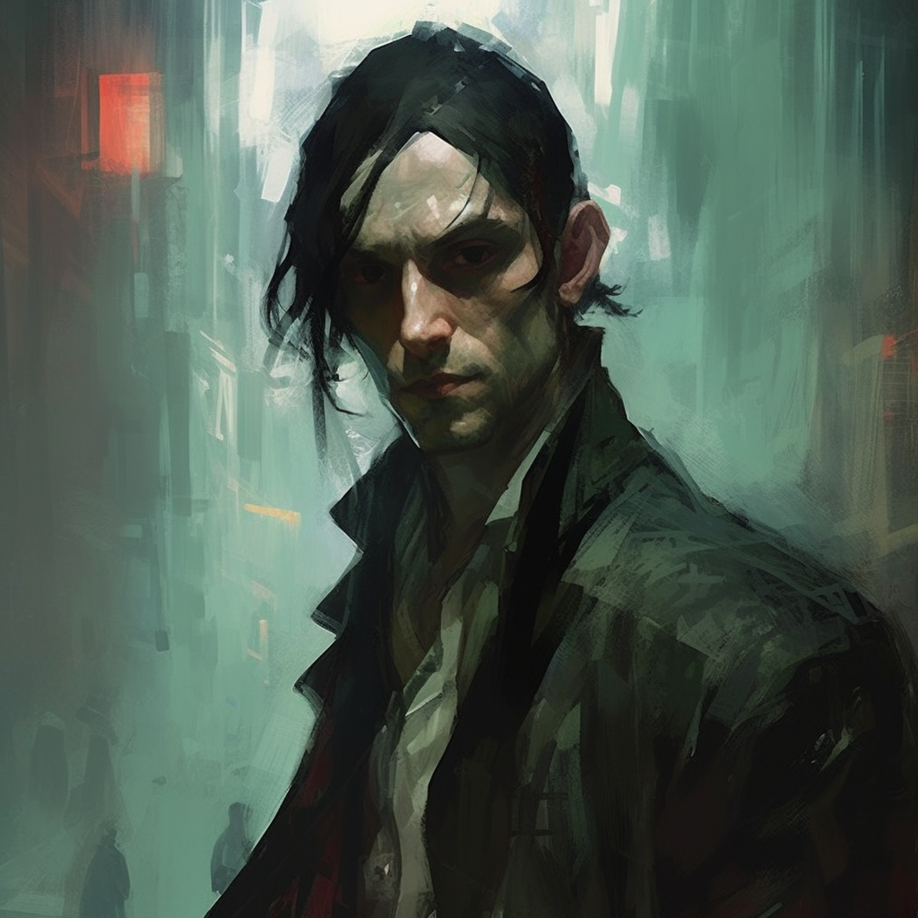 Colorful abstract artwork by Jeremy Mann