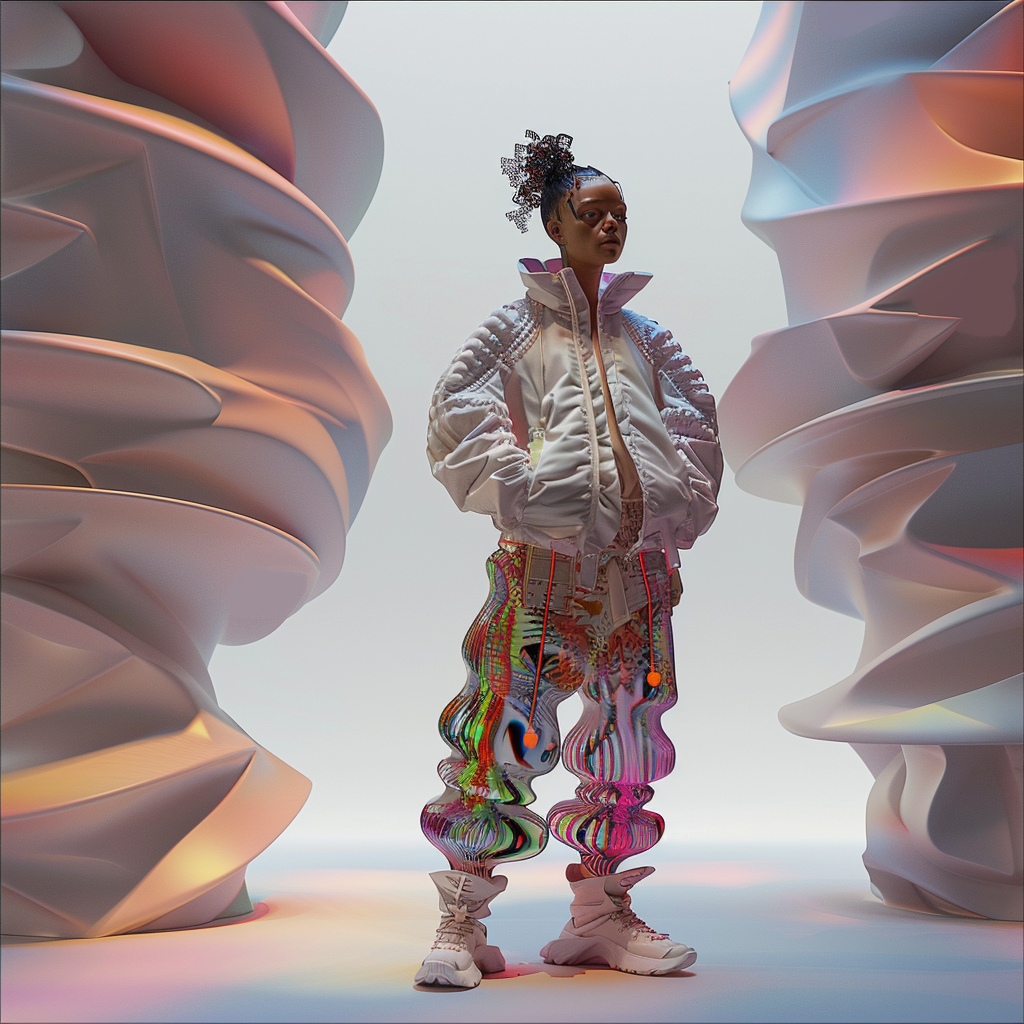 Abstract 3D Clothing Model Shapes Campaign