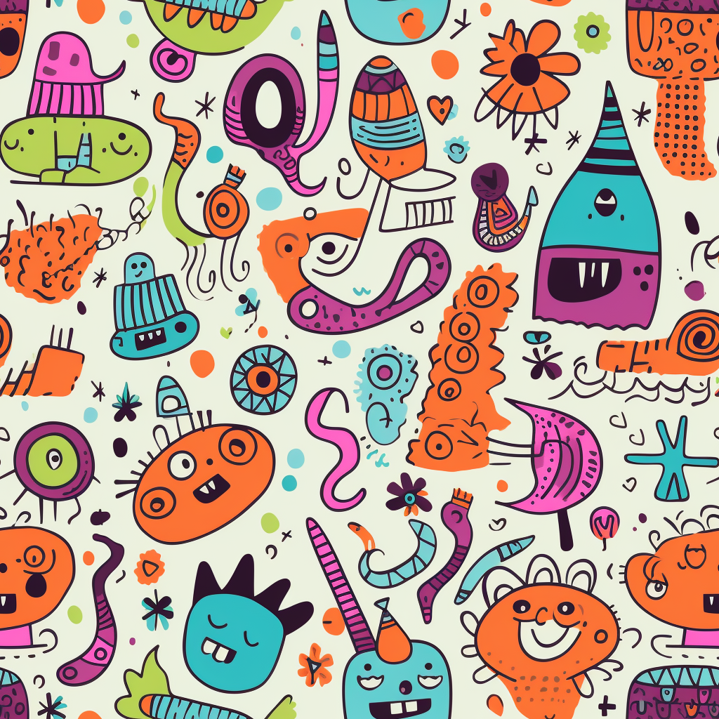 Doodle Kids Decoration Style