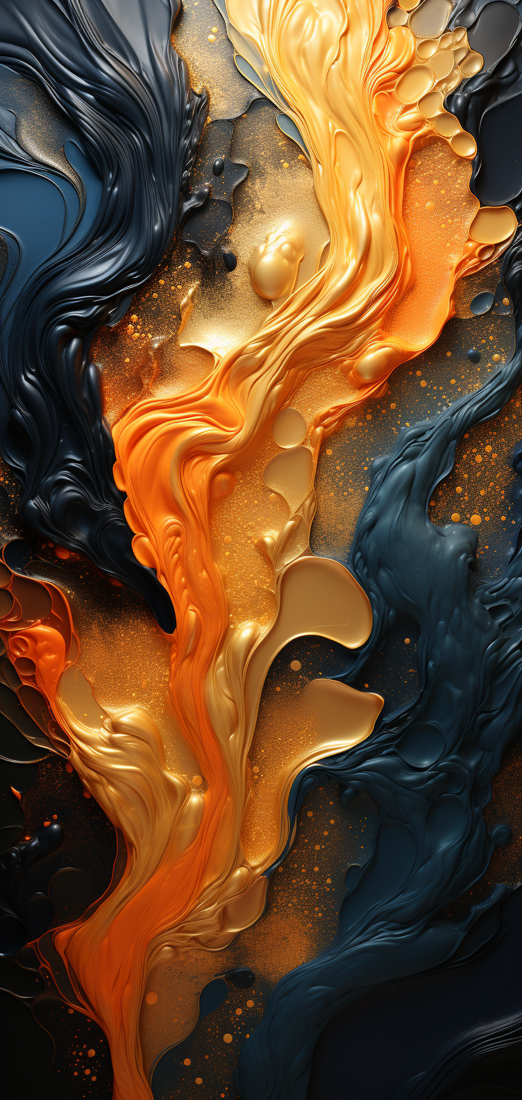 Beautiful abstract gold and black texture