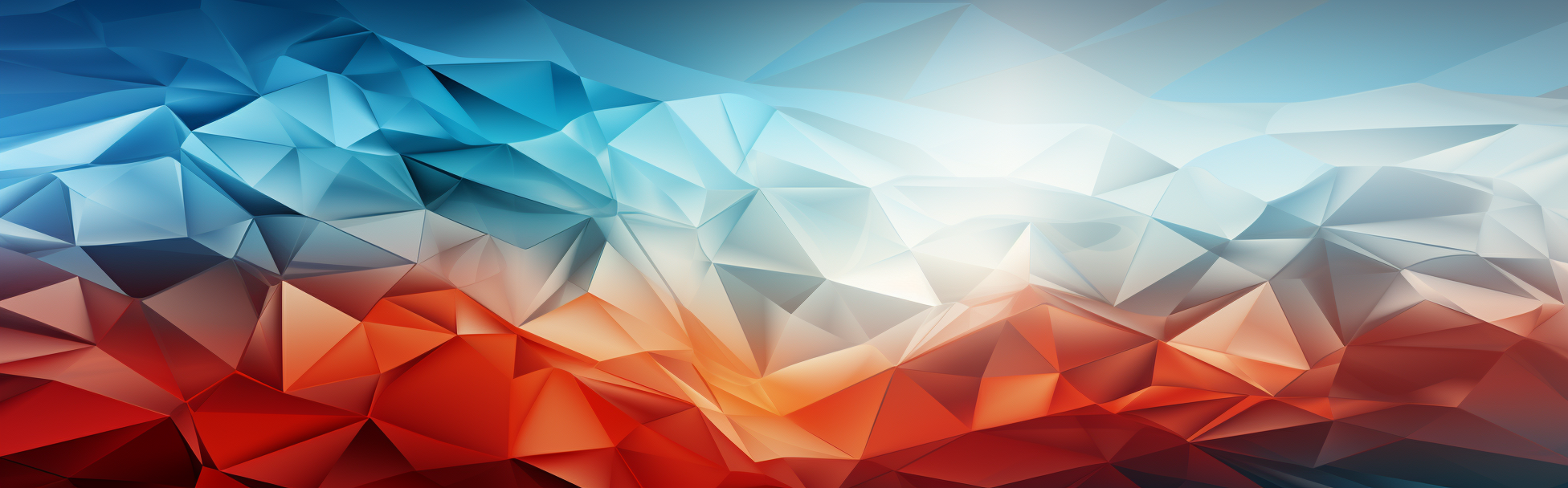 Abstract sport background with polygon-style papercut design