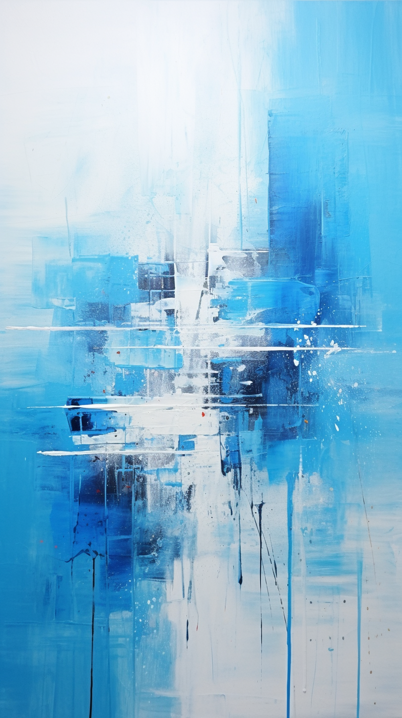 Abstract icebreaker painting artwork