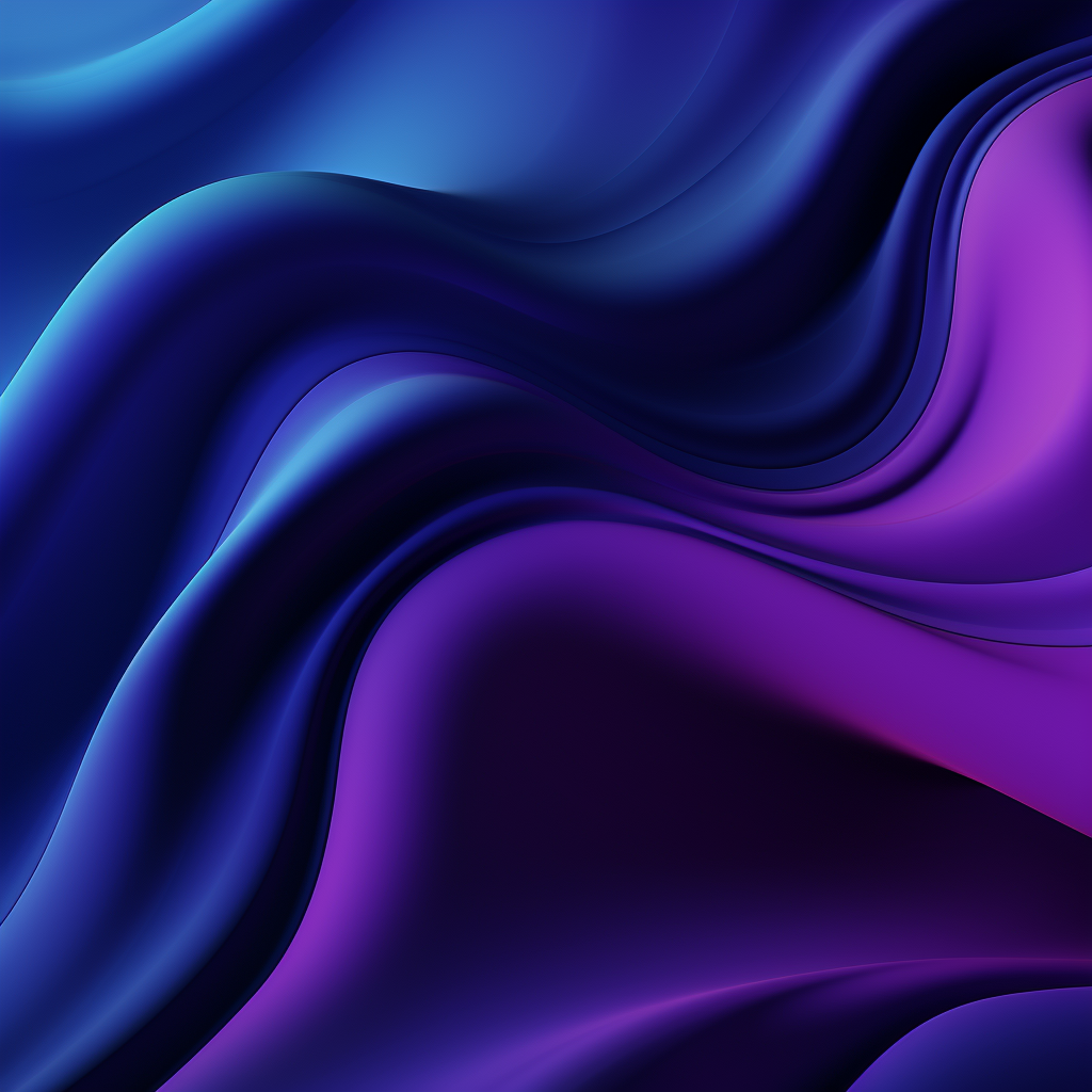 Abstract Liquid Gradient Blue Purple Black Smooth 2D