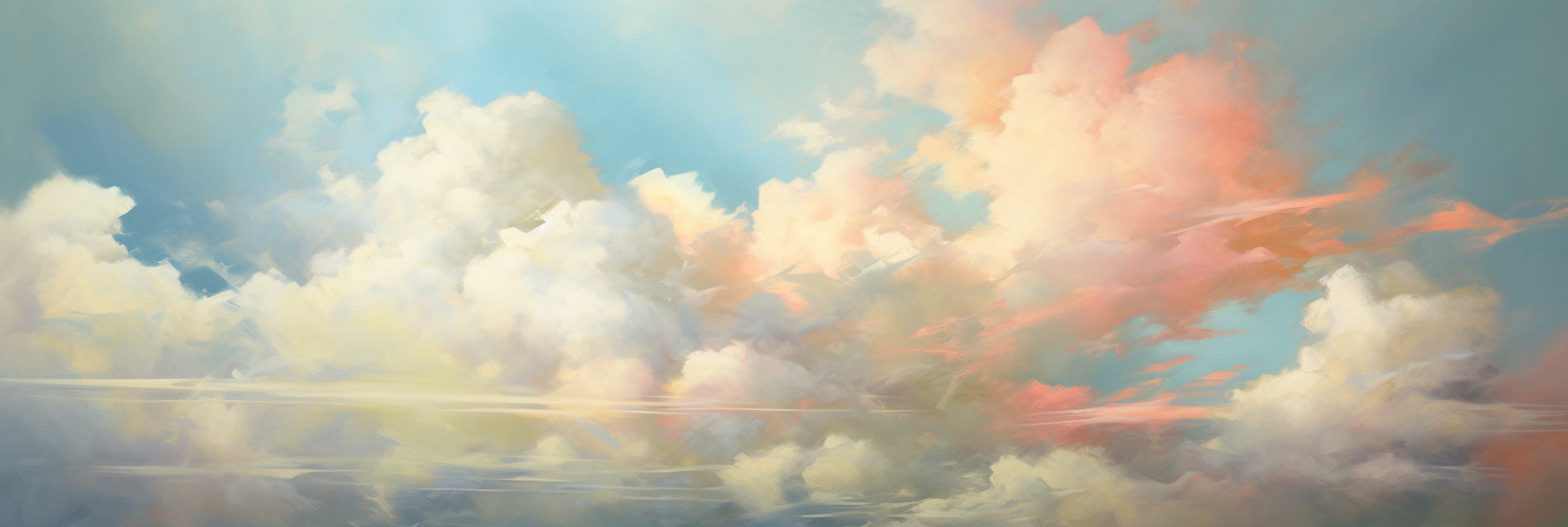 Cloud Abstract Painting Art