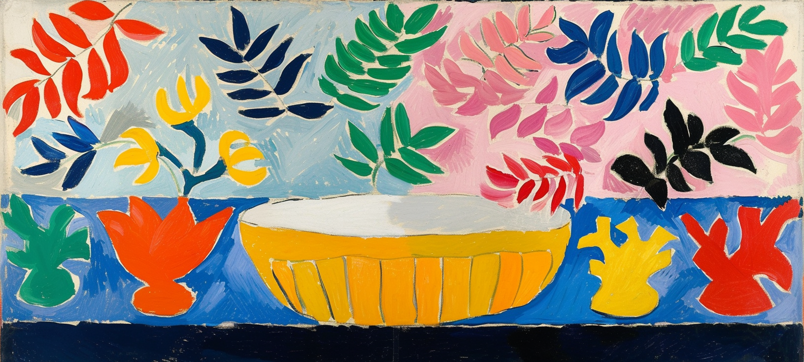 Abstract painting by Henri Matisse