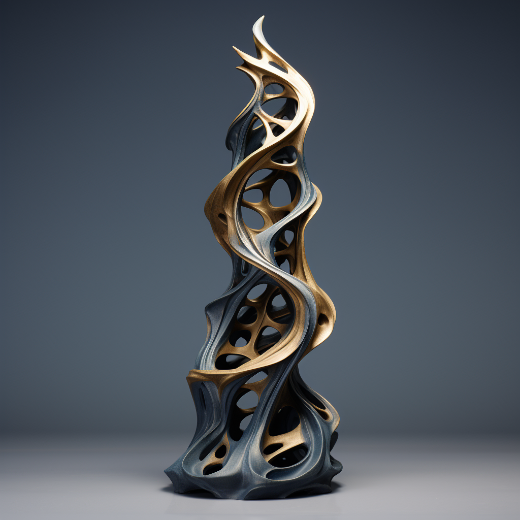 Abstract sculpture statue tower