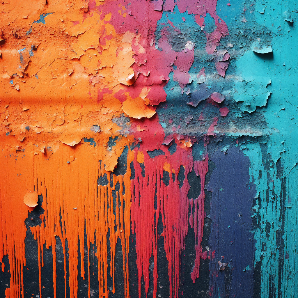 Colorful abstract spray paint texture