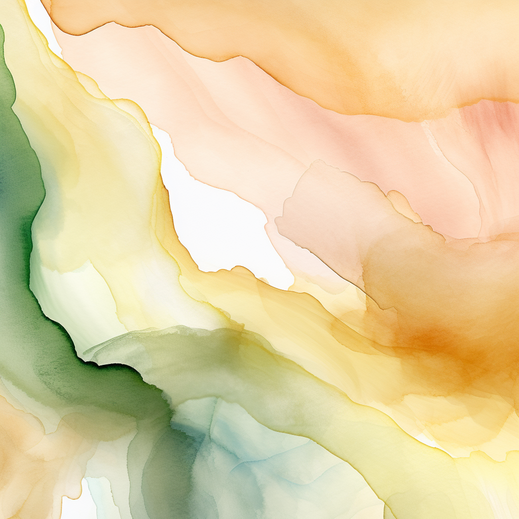 Vibrant watercolor blotches artwork