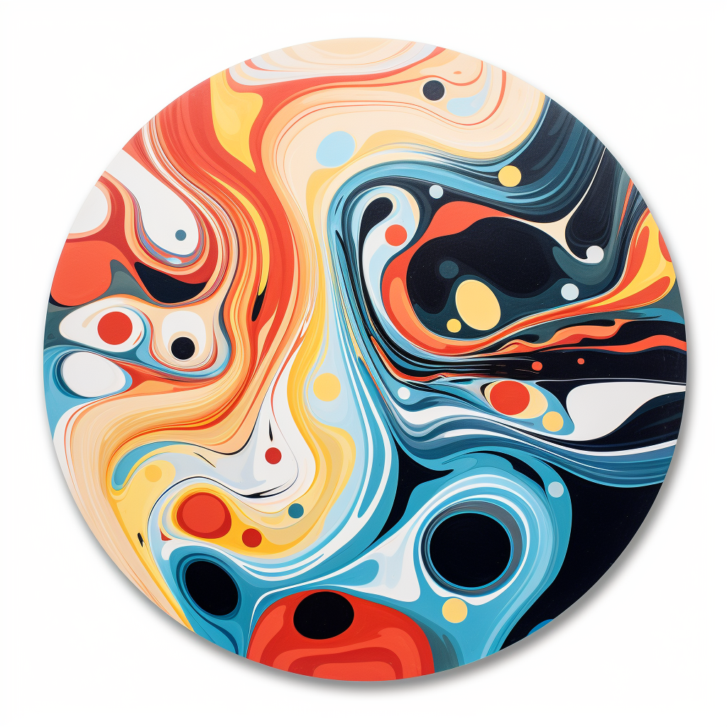 Abstract Art Sticker - Creative Expression Embodied