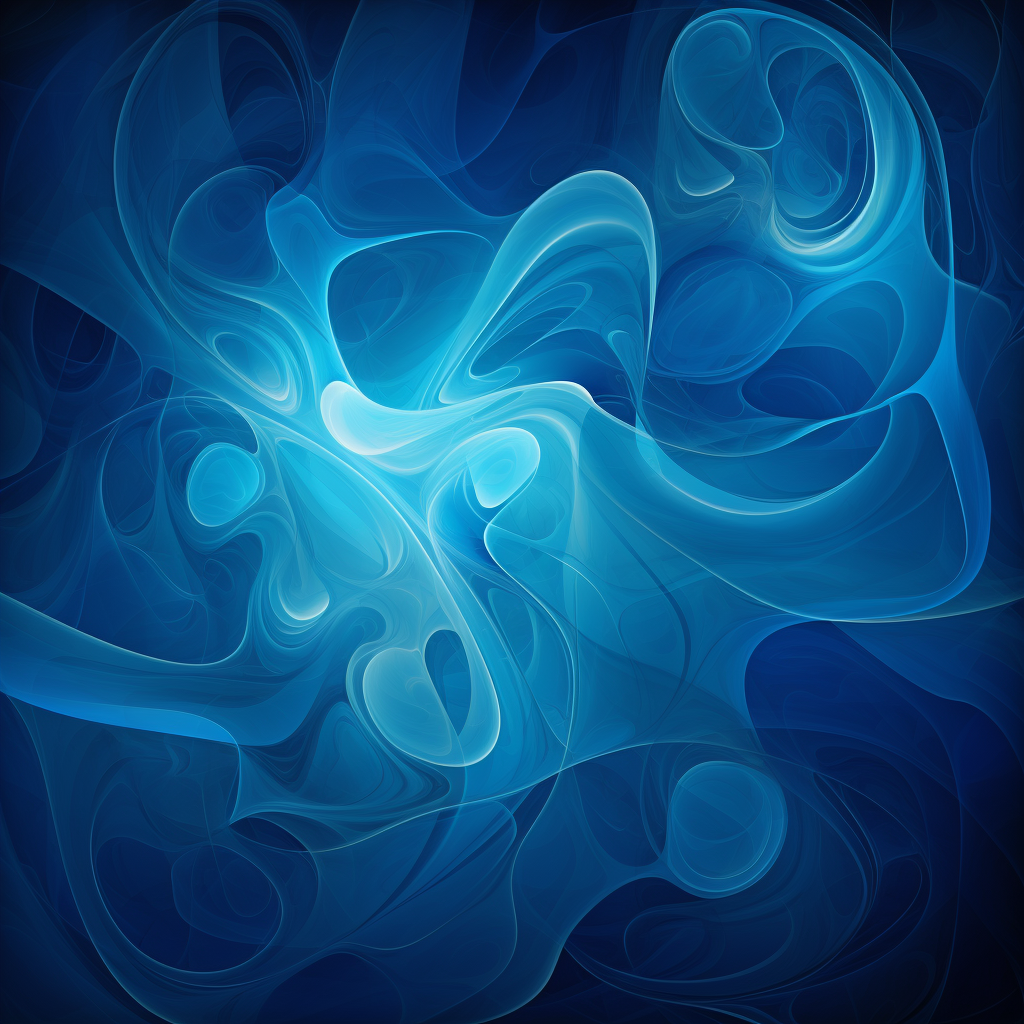 Abstract blue wallpaper symbolizing confidence