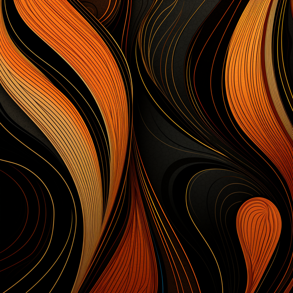 Abstract lines in Libery style