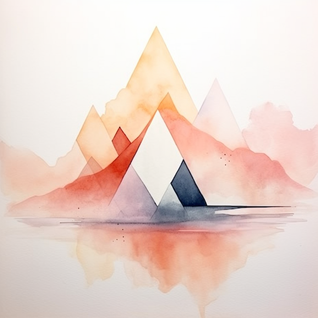 Stunning Abstract Adventure Watercolour Art