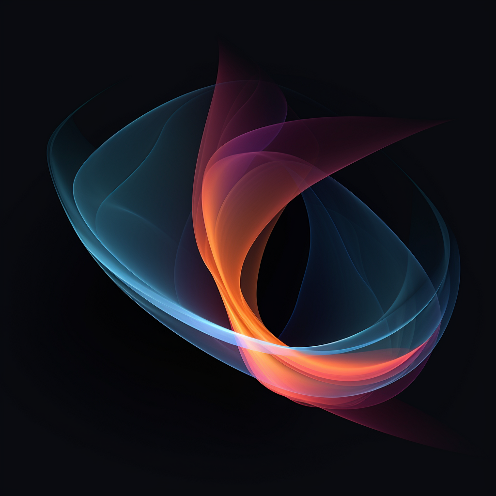 Abstract image on dark background