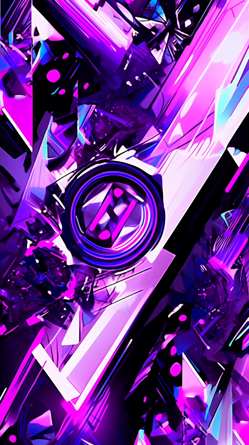 Abstract surreal geometric image