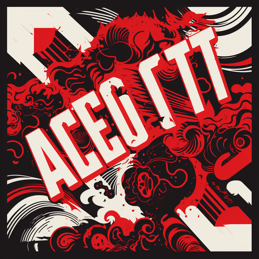 Accept - Soviet Communist Propaganda Poster Lettering