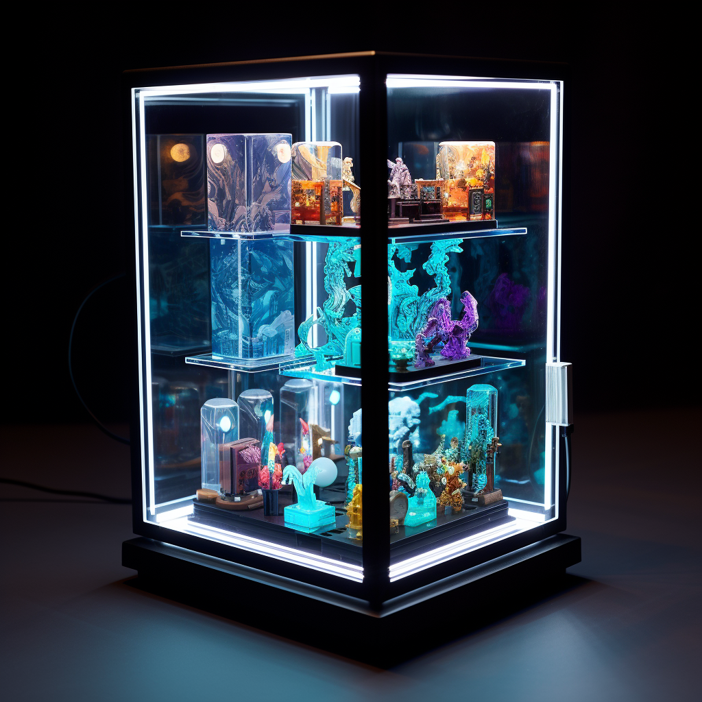 Acrylic Collection Case with LED Display