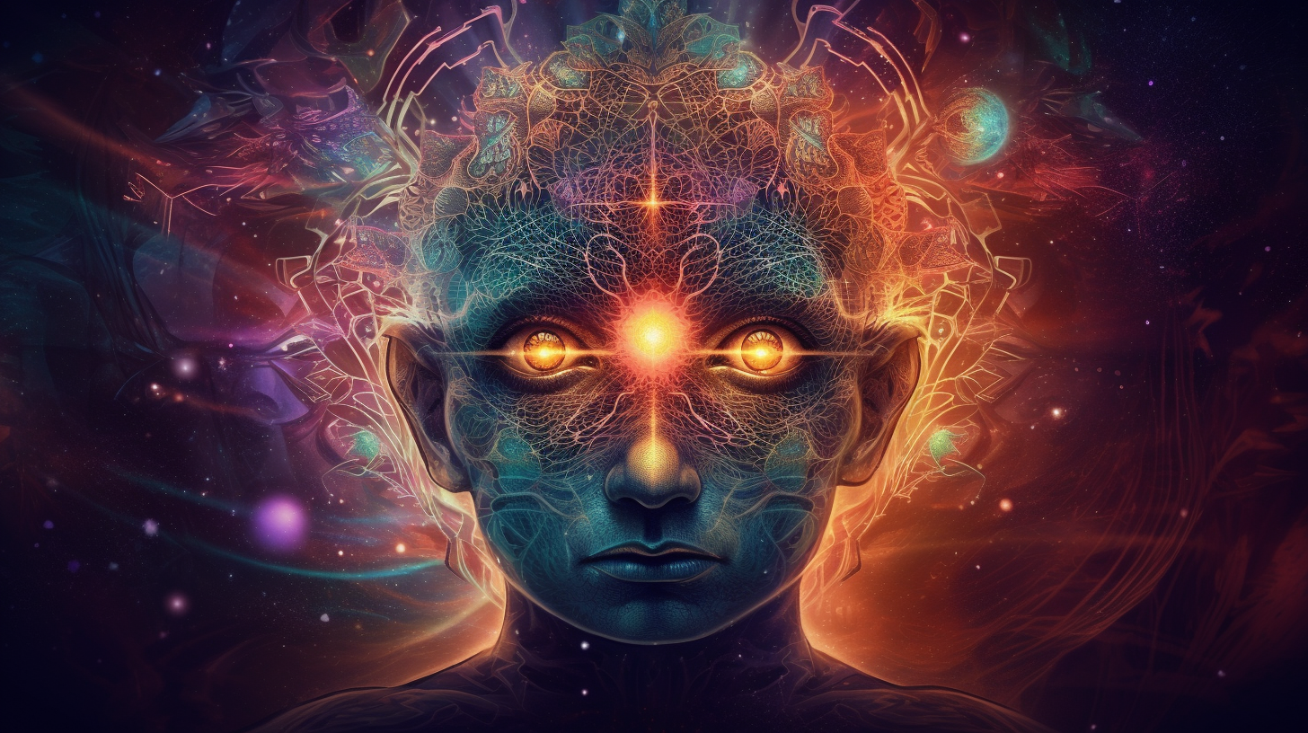 Activated Pineal Gland Emitting Cosmic Energy