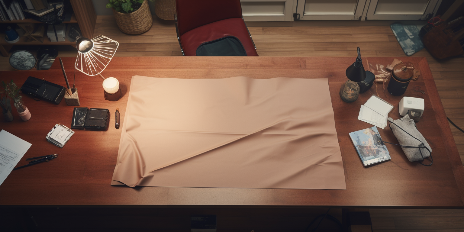 Minimalist working table cloth