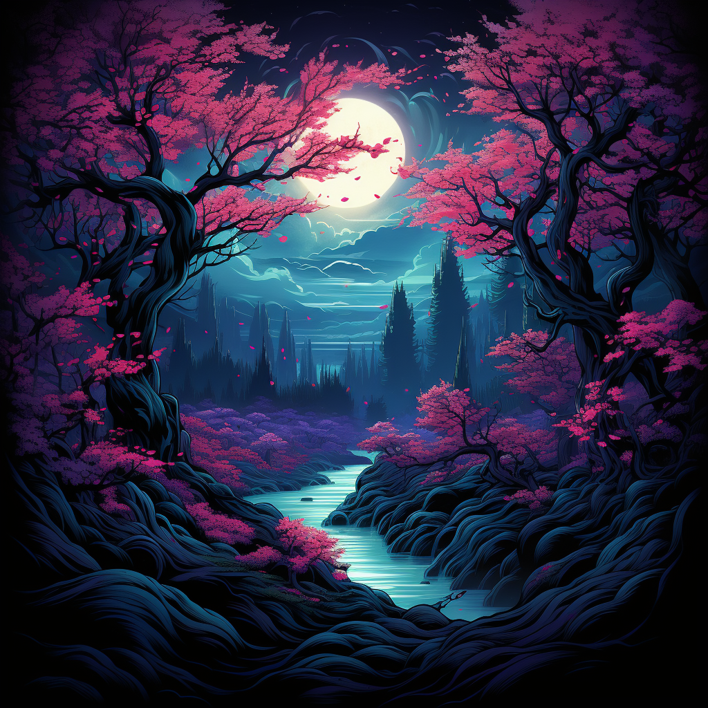 Adorned Flowers Dan Mumford Style