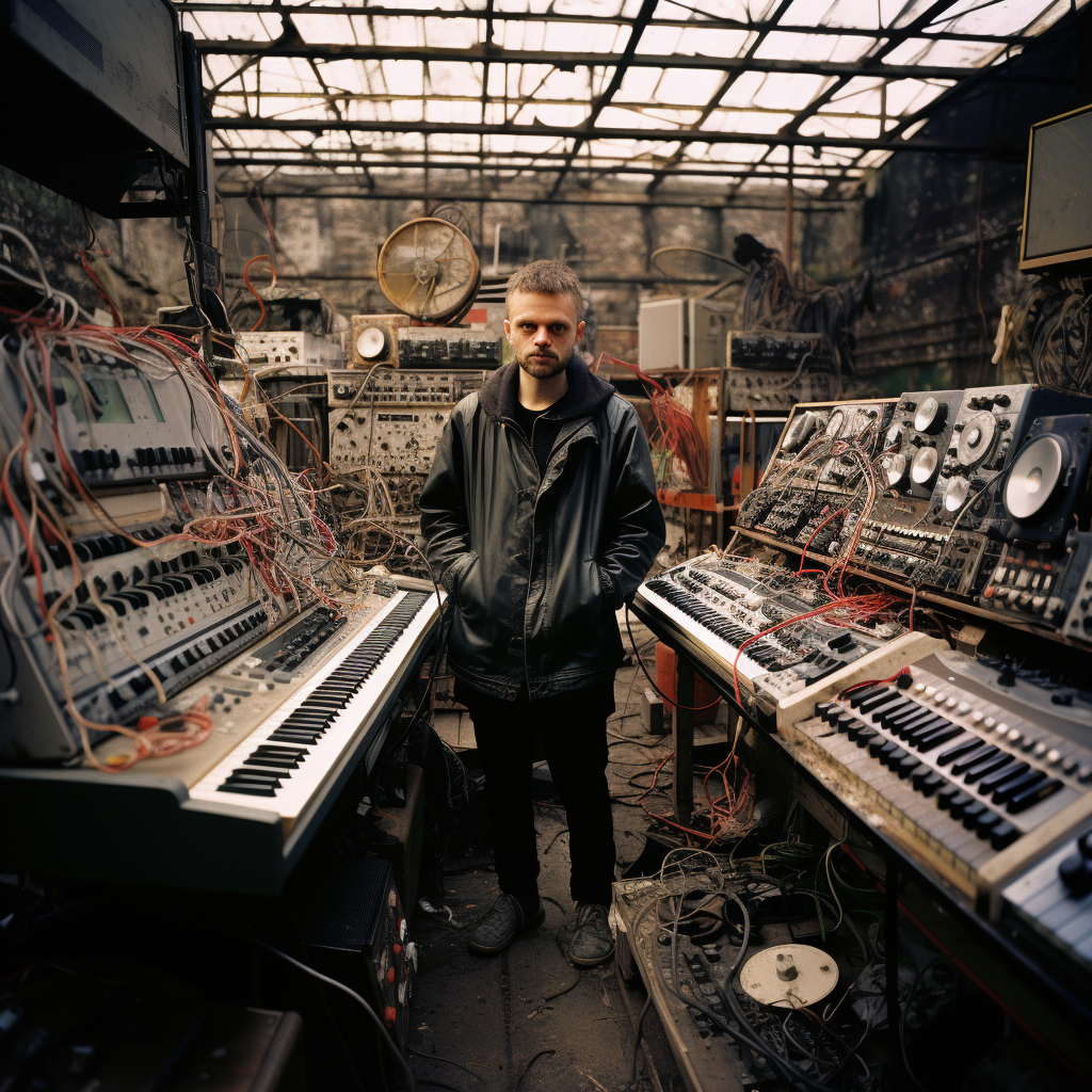 Portrait of Adrian Finch, Electronic Music Artist