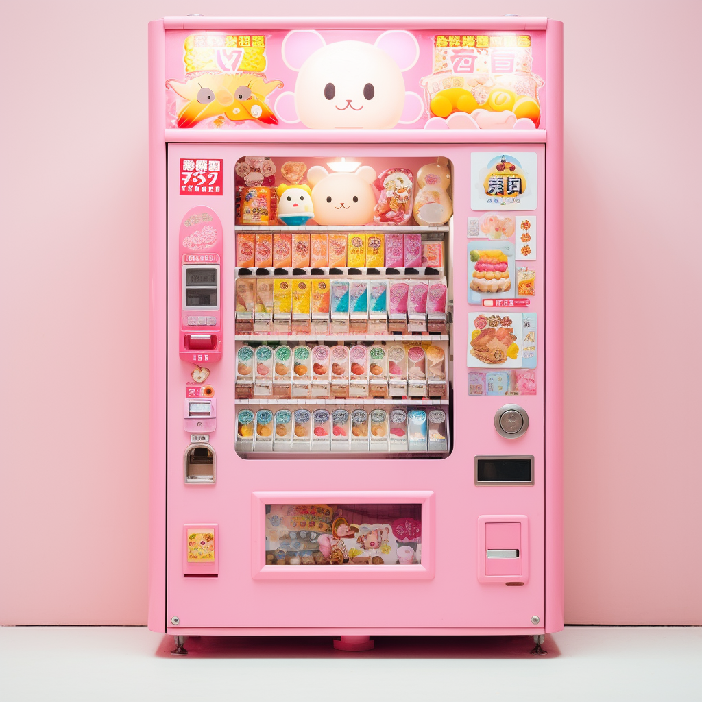 Cute Japanese Style Vending Machine