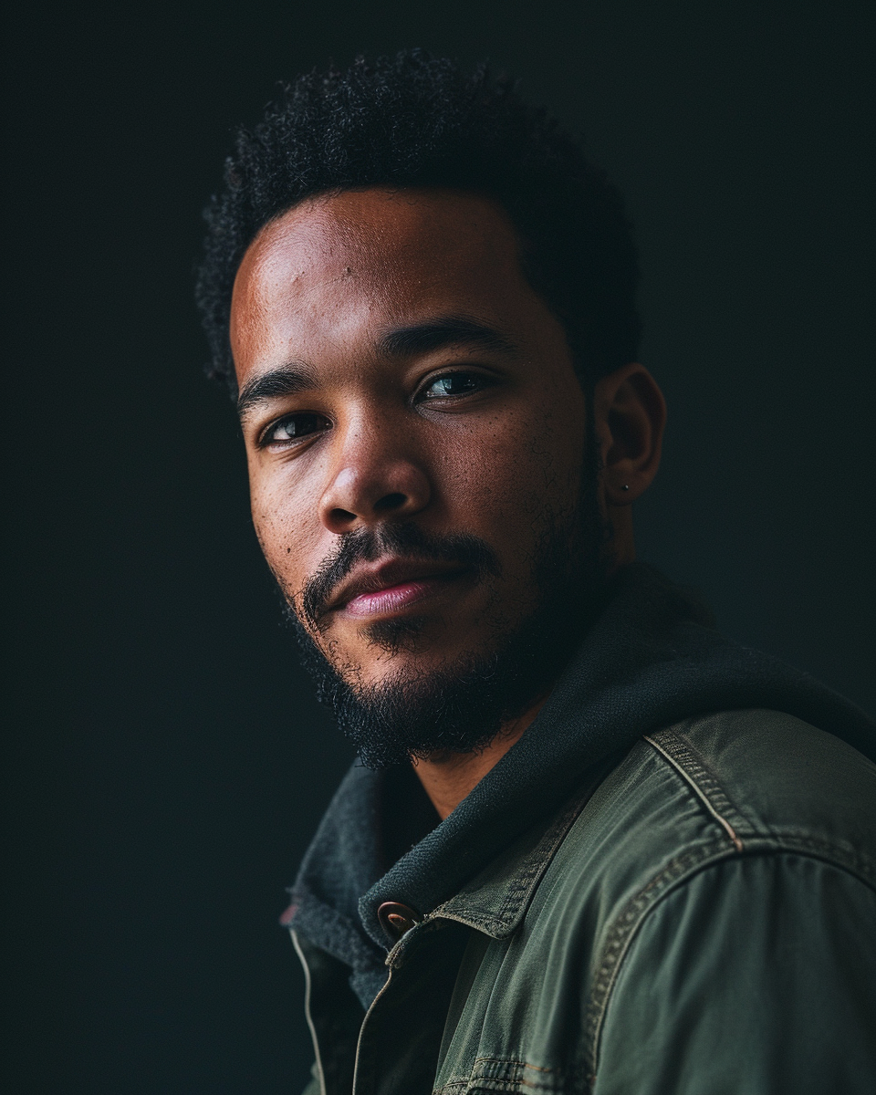 Portrait of a Smiling African American Man