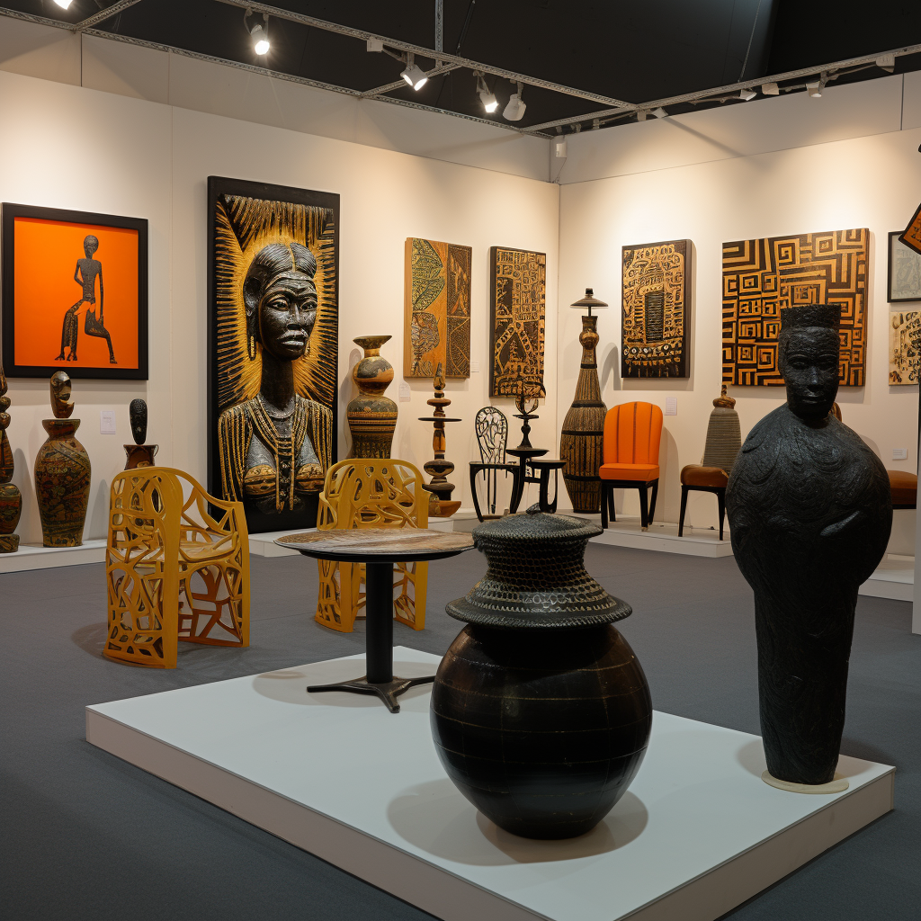 African cultural forum exhibition in Riyadh