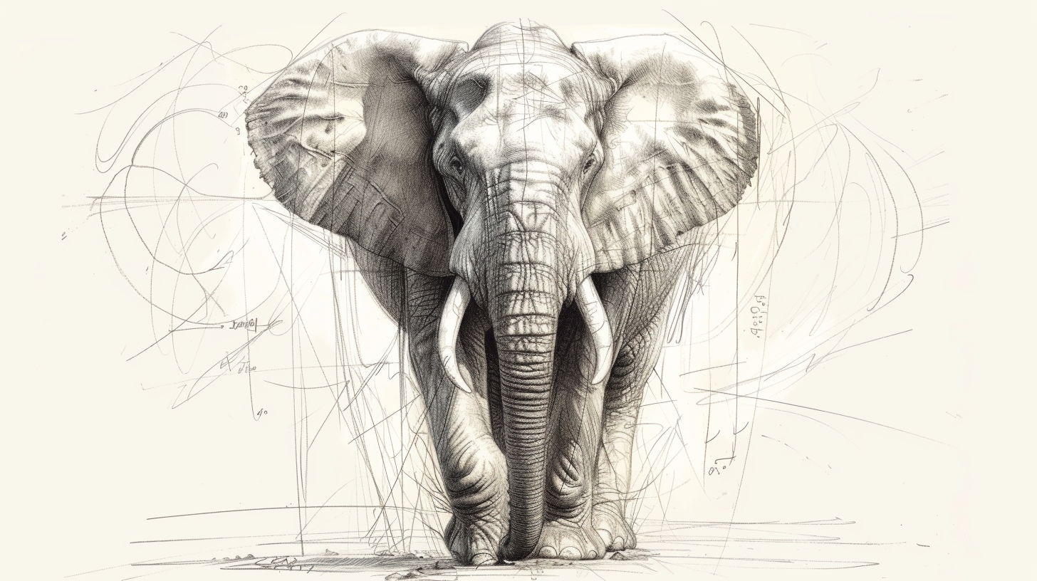 African Elephant Drawing Tutorial