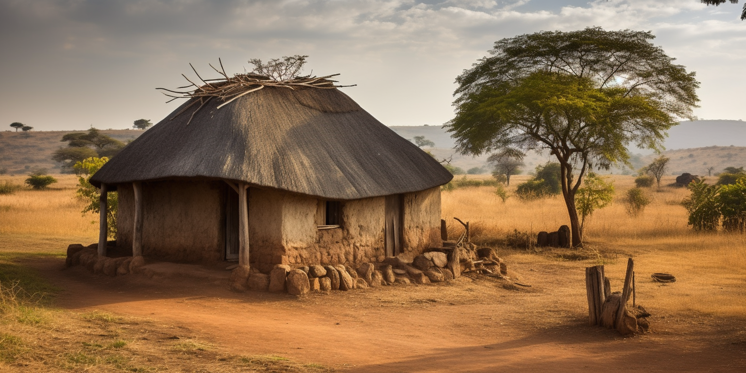 Old African Home in the Middle