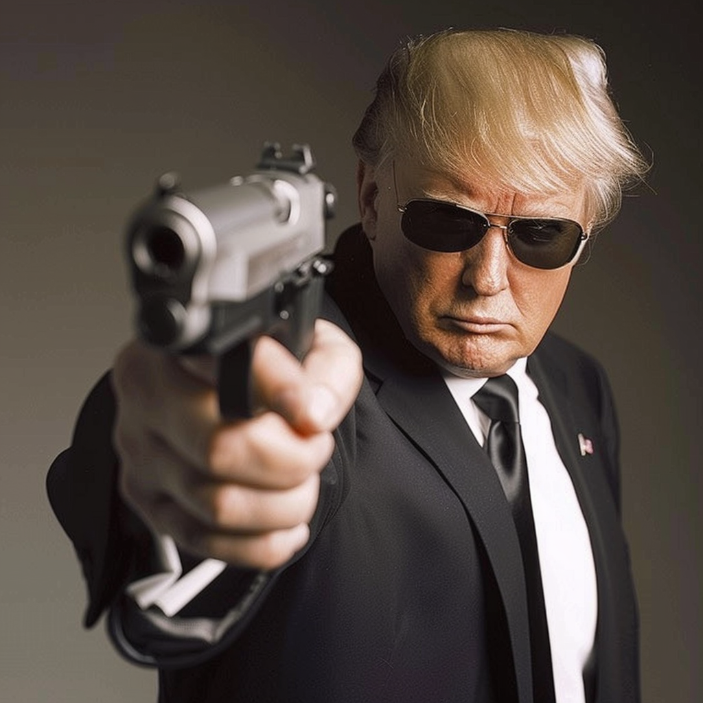 Secret Agent Donald Trump Photo