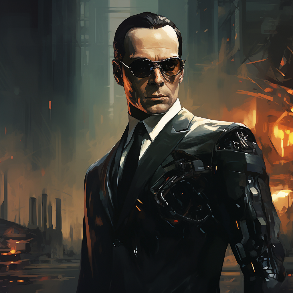 Agent Smith Robot Bionic Android Image